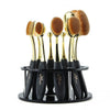 10 PIECE OVAL BRUSH SET - Oval Makeup Brush Set (10-piece)