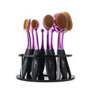 10 PIECE OVAL BRUSH SET - Oval Makeup Brush Set (10-piece)