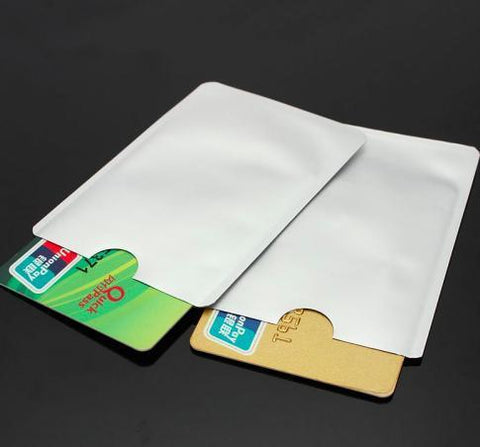 Simplistic Aluminium Card ID RFID Blocking Holder