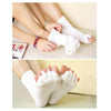 1Pair Foot Massager Socks Finger Separator Massage Sleeping Health Foot - Finger Separator Socks