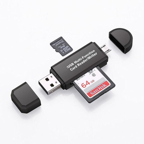 2 in 1 USB ANDROID CARD READER - Easy Transferring and Extra Space Storage