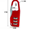 Travel Lock With 3 Digit Combination Code