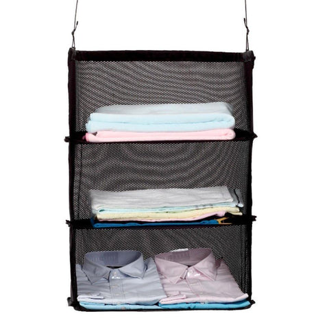 Portable 3 Layer Travel Wardrobe Bag