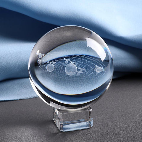 3D SOLAR SYSTEM CRYSTAL BALL - IT'S MESMERIZING!