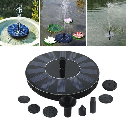 Solar Powered Fountain Pump - Solar Pump For Pond Pool Fountain Garden