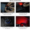 Mini USB Led Car Led Star Atmosphere Projector