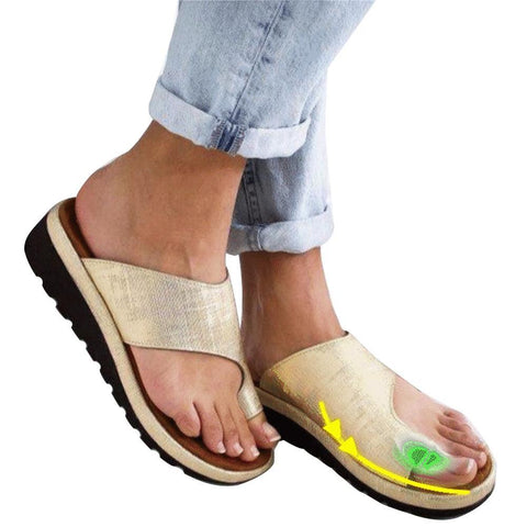 Anti Bunion Platform Sandals - Foot Bunion Correction Sandal