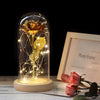 Artificial Rose LED Light Glass