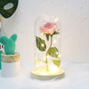 Artificial Rose LED Light Glass