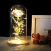 Artificial Rose LED Light Glass