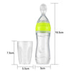 Baby Bottle Leak-proof Food Dispensing Spoon 120ml Juice Feeding Bottle