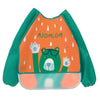 Baby Cartoon Waterproof Bibs Stain Resistant Cape Bib Children Drawing Smock for Children Washable Bib