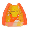 Baby Cartoon Waterproof Bibs Stain Resistant Cape Bib Children Drawing Smock for Children Washable Bib