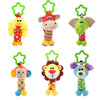 Baby Plush Rattle Toy Cute Animal Forms For Baby Crib