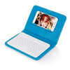 BLUETOOTH PORTABLE WIRELESS KEYBOARD WITH PU LEATHER CASE FOR IPHONE ANDROID MOBILE PHONE