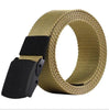 Casual Military Grade Polymer Buckle Nylon Belt - 	Casual Military Grade Polymer Buckle Canvas Belt