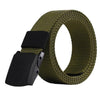 Casual Military Grade Polymer Buckle Nylon Belt - 	Casual Military Grade Polymer Buckle Canvas Belt