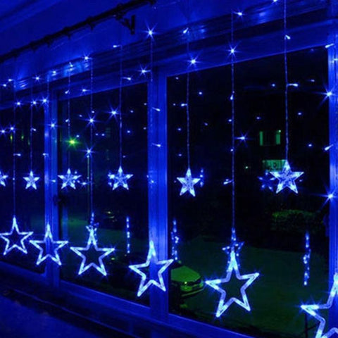 Christmas LED Star String Lights Decoration - LED Christmas Lights Outdoor Decorations