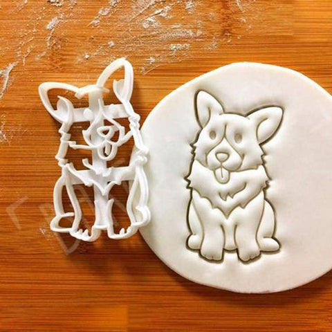 Corgi Shape Cookie Cutter Set