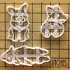 Corgi Shape Cookie Cutter Set