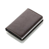 Credit Card Holder Business ID Card Case Fashion Automatic RFID Aluminium Wallet