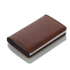 Credit Card Holder Business ID Card Case Fashion Automatic RFID Aluminium Wallet