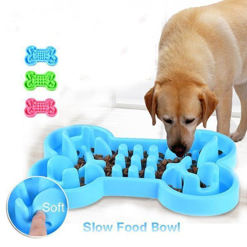 Dog Rubber Bowl -Help Dogs From Choking