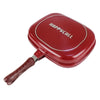 Double Sided Grill Fry Pan - Double Sided Pressure Grill Frying Pan