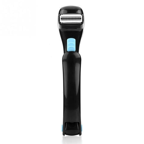 Electric Back Hair Shaver Do-it-yourself Cordless and Folding Battery-operated Back Hair Removal - Easy Operate Heads Shaver Effectively