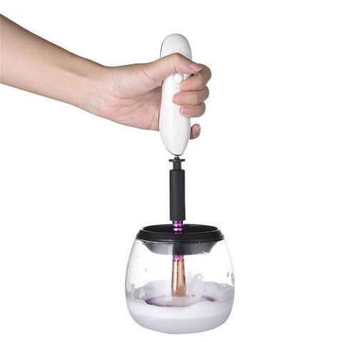 Electric Makeup Brush Cleaner - Electric Makeup Brush Cleaning & Drying Tool