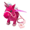 Electric Walking Unicorn Plush Toy Stuffed Animal Music for Children