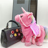Electric Walking Unicorn Plush Toy Stuffed Animal Music for Children