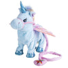 Electric Walking Unicorn Plush Toy Stuffed Animal Music for Children