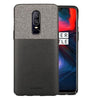 Elegent & Stylish PU Leather Back Case Cover for OnePlus 6 - Black - Luxury pu Leather Back Cover Case