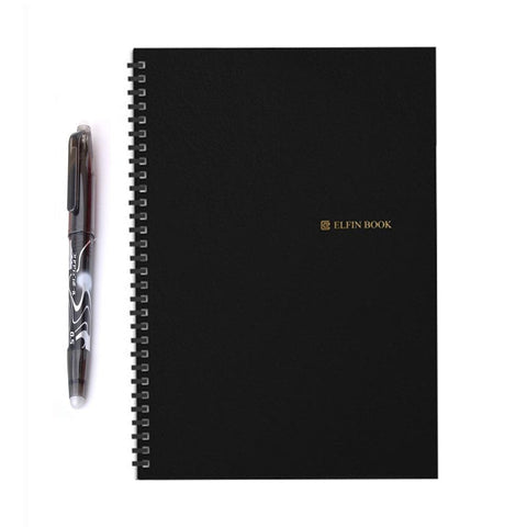 Elfinbook 2.0 - Smart Reusable Notebook + 1x Pilot Pen - Elfinbook 2.0 Reusable Smart Notebook