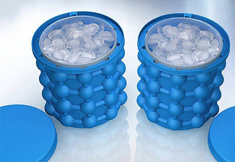 Genie Ice Cube Maker - Blue Ice Cube Maker Genie