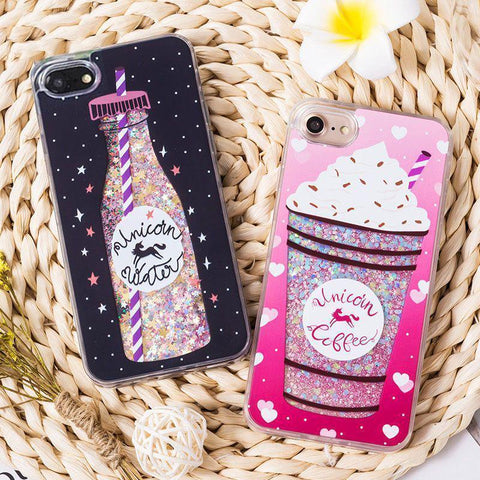 Glitter Liquid iPhone Case - 	Iphone Case With Liquid Glitter