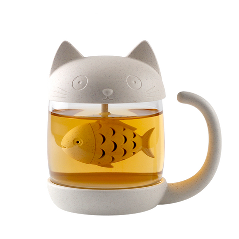 Kit-Tea Cat Tea Infuser - Cat Tea Infuser Mug