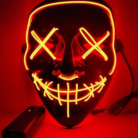 LED Light Up Purge Election Year Mask for Halloween