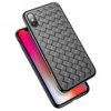 Luxury Grid Weaving Super Soft Case For iPhon