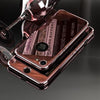 LUXURY MIRROR PLATED iPhone 360 CASE + TEMPERED GLASS