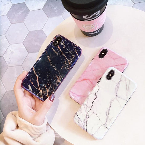 Marble Phone Case For iPhone