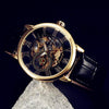 Mens Watches Luxury Mechanical Watch Splendid 3D Hollow Engraving Case Skeleton Dial Sport Watches