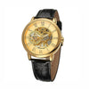 Mens Watches Luxury Mechanical Watch Splendid 3D Hollow Engraving Case Skeleton Dial Sport Watches