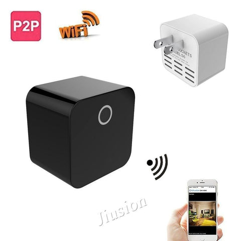 Mini Spy Hidden Camera USB 1080P with Motion Detection - Wall Charger Hidden Spy Camera