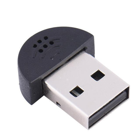 Mini USB Microphone  - USB Mini Multimedia Microphone For PC