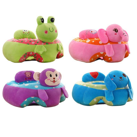PlushSofa - Colorful Infant Baby Learning Seat/Sofa Portable Plush Chair