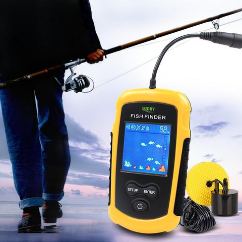 Portable LCD Sonar Fish Finder w/ LED Backlight