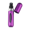 Portable Mini Aluminum Refillable Perfume Bottle With Spray 5ml