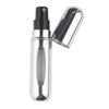 Portable Mini Aluminum Refillable Perfume Bottle With Spray 5ml